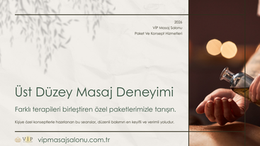 Üst Düzey Masaj Deneyimi
