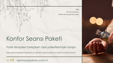 Konfor Seansı Paketi