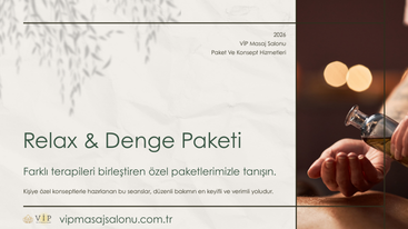Relax Ve Denge Paketi