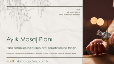 Aylık Masaj Planı