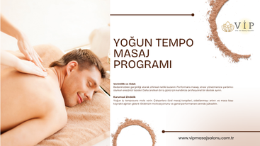 Yoğun Tempo Masaj Programı